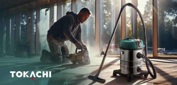 MOCNY ODKURZACZ PRZEMYSŁOWY SUCHO MOKRO GNIAZDKO 3300W HEPA GIPS POPIÓŁ