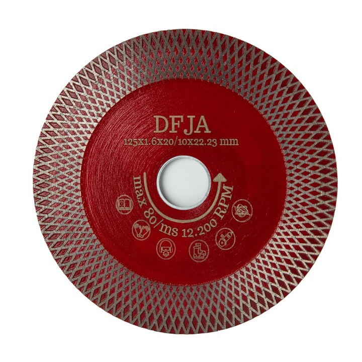 TARCZA DIAMENTOWA CIĘCIA SZLIFOWANIA GRESU PŁYTEK GLAZURY SPIEKÓW