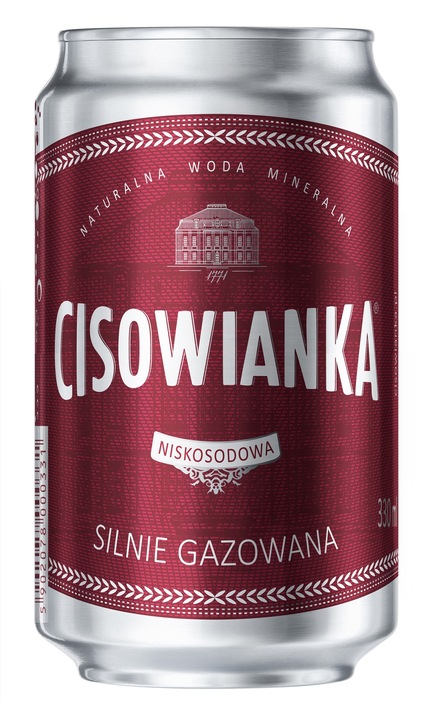 Cisowianka woda silnie gazowana 330 ml x 48 sztuk