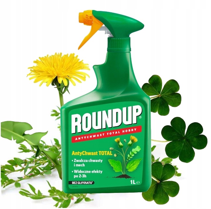 Silny Środek na Chwasty Roundup AntyChwast Środek Chwastobójczy 1L