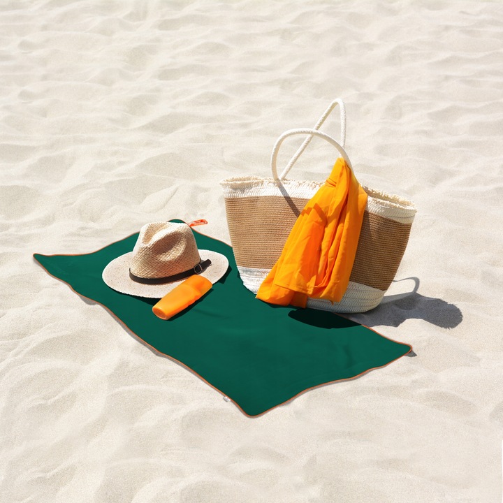 RĘCZNIK Z MIKROFIBRY 80x150 cm ZIELONY NEW