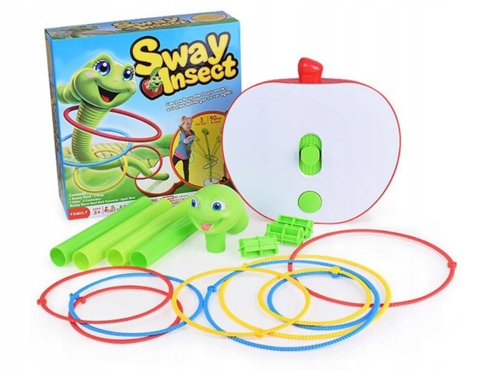 Gra zręcznościowa ROBACZEK dzieci 3 4 5 6 7 latka