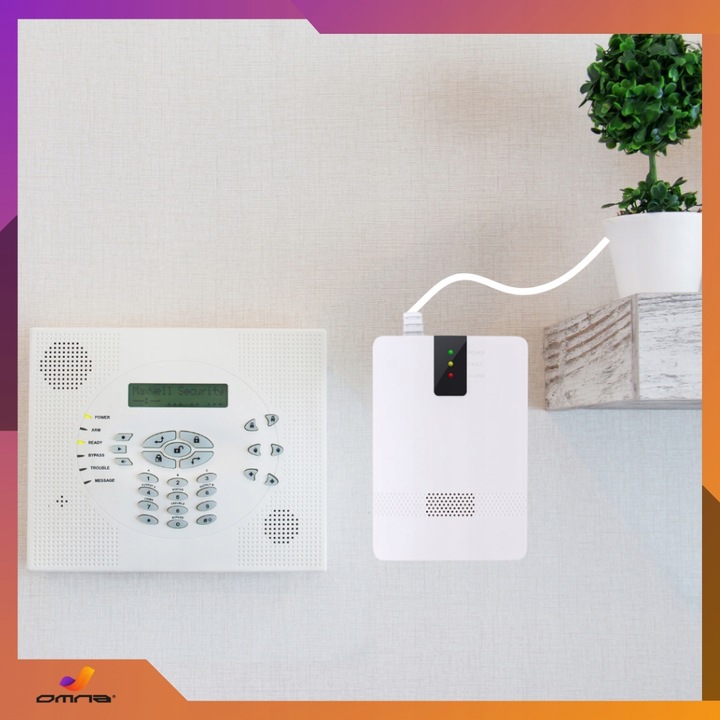 Czujnik gazu ziemnego LNG metan detektor 230V, ochrona bezpieczeństwo