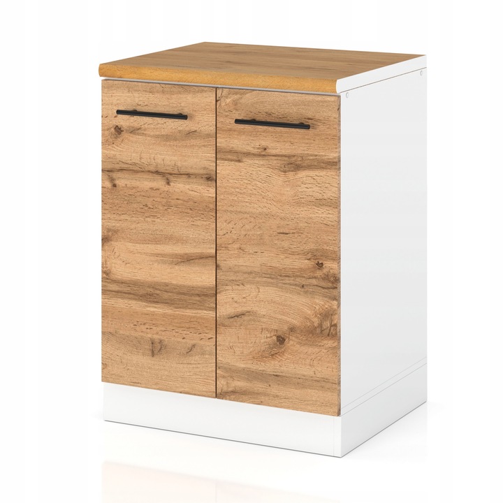 SZAFKA KUCHENNA DOLNA STOJĄCA DĄB WOTAN 60CM MEBLE KUCHENNE DO KUCHNI