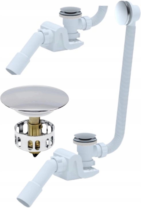 SYFON WANNY KLIK-KLAK CZYSZCZONY OD GÓRY