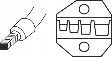 ZACISKARKA PRASKA DO KOŃCÓWEK KABLI TULEJEK 10-35