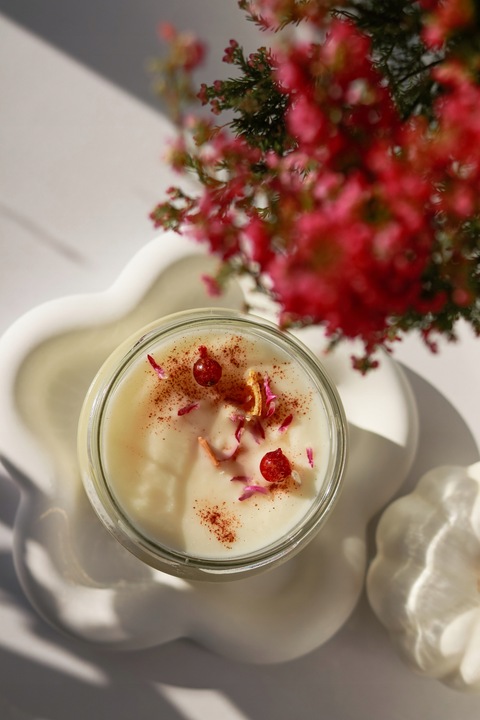 CIASTO DYNIOWE Zapachowa świeca sojowa pumpkin dyniowa jesienna