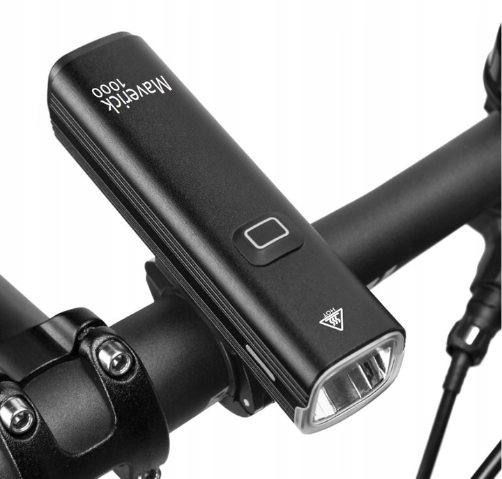 LAMPKA ROWEROWA OŚWIETLENIE ZESTAW SPECTER MAVERICK1000 lm = TYŁ 120lm