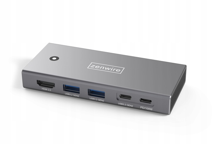 HUB Obudowa Kieszeń dysk SSD M2 NVME PCIe SATA USB-C 3.2 HDMI Adapter M.2