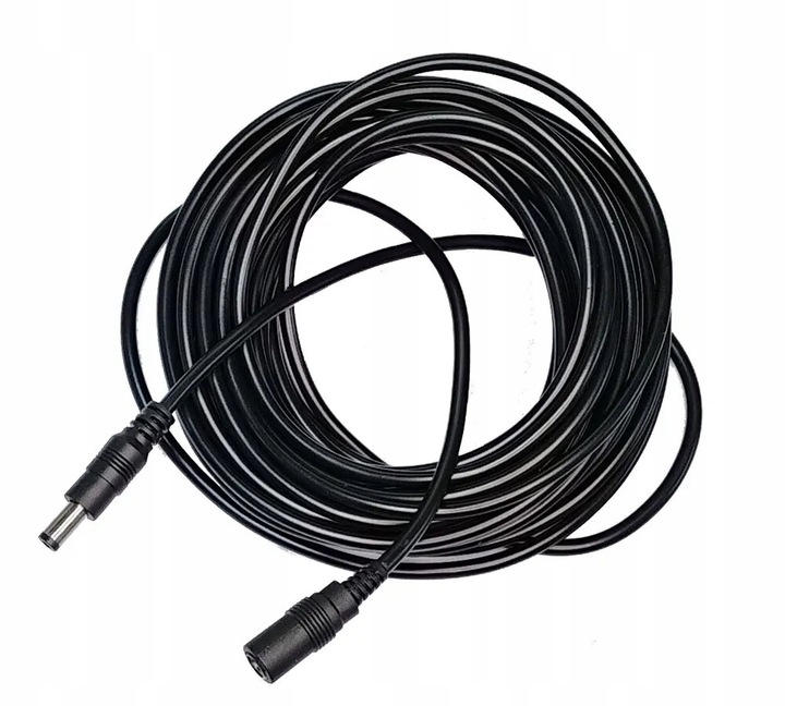 Przedłużacz zasilania kamery 10M 12V 5.5mm