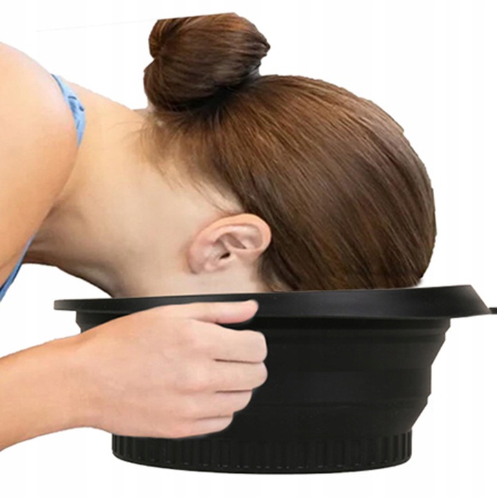 Skadana miska do kąpieli lodowej na twarzy gębokie chodzenie efekt 03