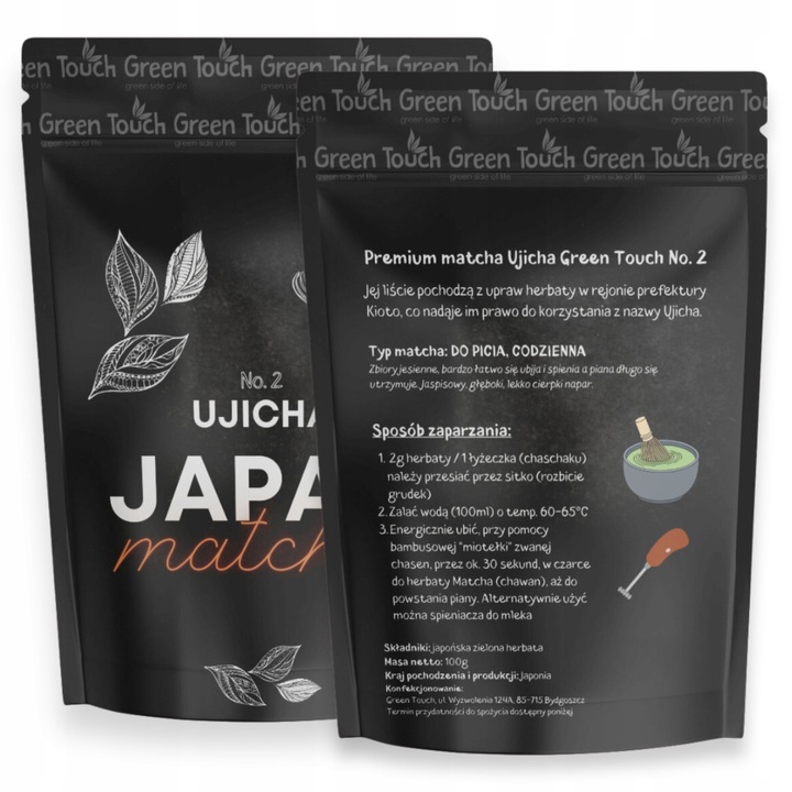 Herbata matcha japońska 100g Ujicha codzienna