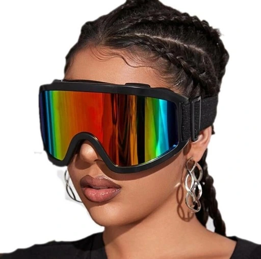 2xGOGLE OKULARY narciarskie na NARTY SNOWBOARD MULTIKOLOR OKULARY ZIMA