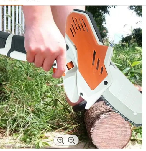 Piła pilarka łańcuchowa 4 cale +2 akumulatory