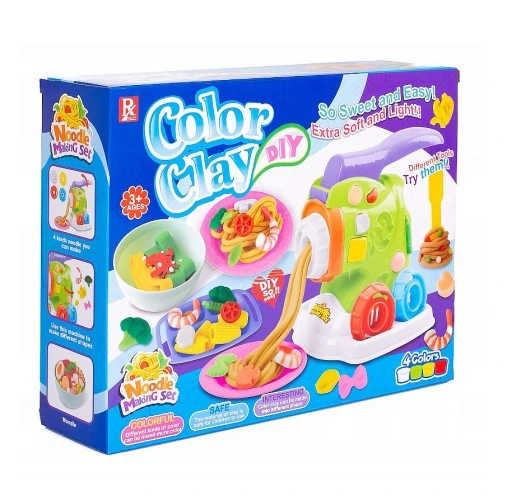 CIASTOLINA DUŻY ZESTAW Z MASZYNKĄ DO MAKARONU