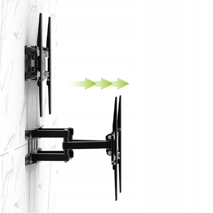 UCHWYT DO TELEWIZORA 26-65 CALI SOLIDNY OBROTOWY REGULOWANY EXTRA