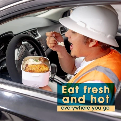 ELEKTRYCZNY LUNCHBOX TERMOS SAMOCHODOWY OBIADOWY