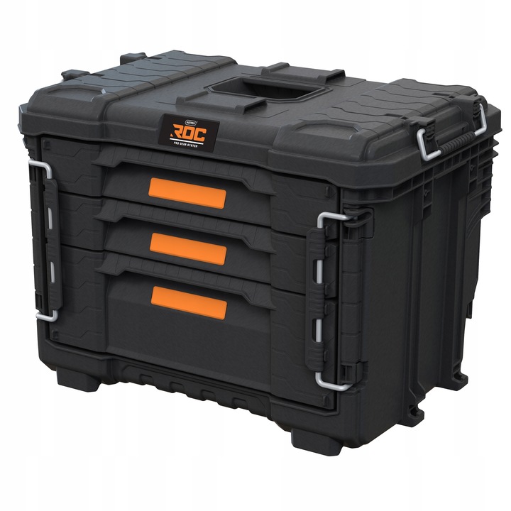 Skrzynka Narzędziowa XL z 3 szufladami Keter ROC PRO GEAR 2.0 Modułowa