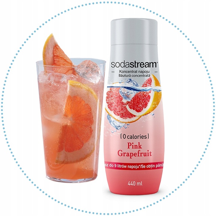 Koncentrat do wody Syrop SODASTREAM GRAPEFRUIT GREJPFRUT Bez CUKRU 440 ml