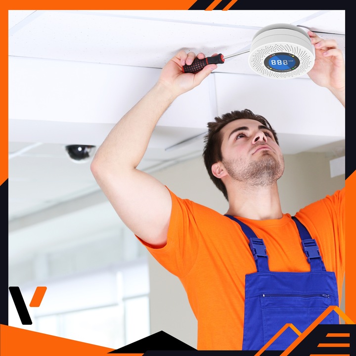 CZUJNIK CZADU DETEKTOR TLENKU WĘGLA EKRAN LCD CERTYFIKOWANY GŁOŚNY