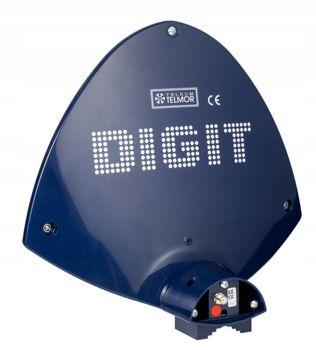 Antena zewnętrzna DVB-T Telkom Telmor DIGIT ACTIVA 4K TV MUX8 + zasilacz