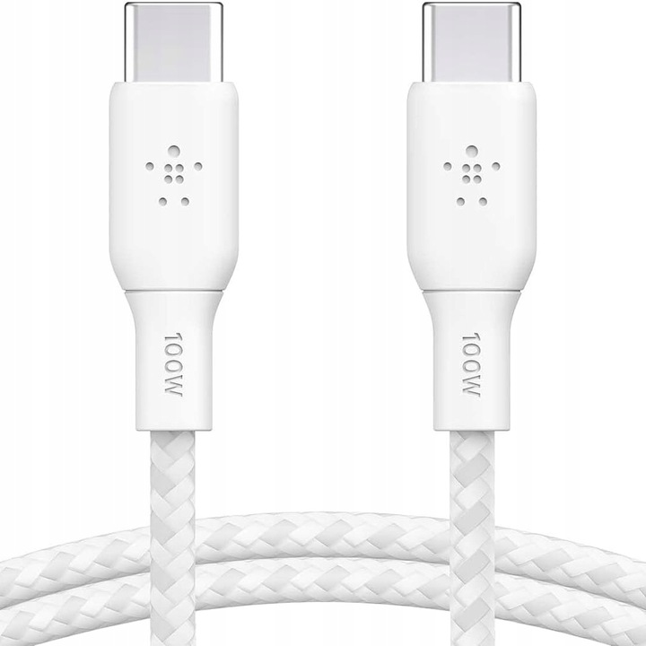Belkin - Kabel Boost - USB-C do USB-C PD, 5A 100W, z oplotem nylonowym, 2 m