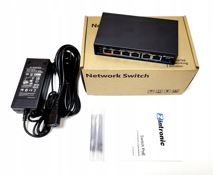 Switch POE 4xPOE 2xUplink 65W HI-POE APER
