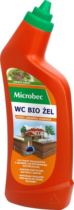 Bakterie do szamba preparat do oczyszczalni 1kg + żel do WC gratis