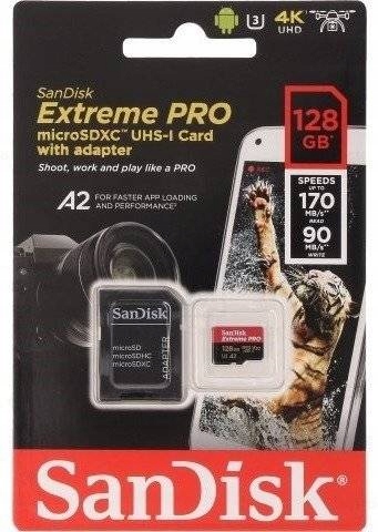 Karta pamięci SanDisk Extreme PRO microSDXC 128 GB