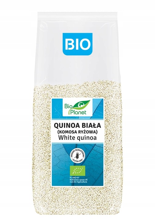 Bio Planet Quinoa Biała (Komosa Ryżowa) BEZGLUTENOWA BIO EKO 1kg