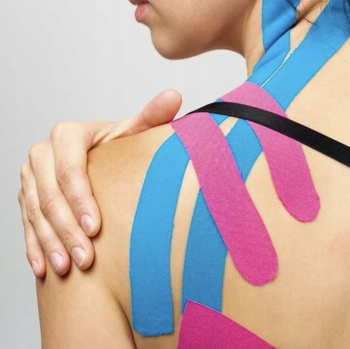 4x TAŚMA KINEZJOLOGICZNA ZESTAW TEJP TAPING TEJPY 5cm 5m