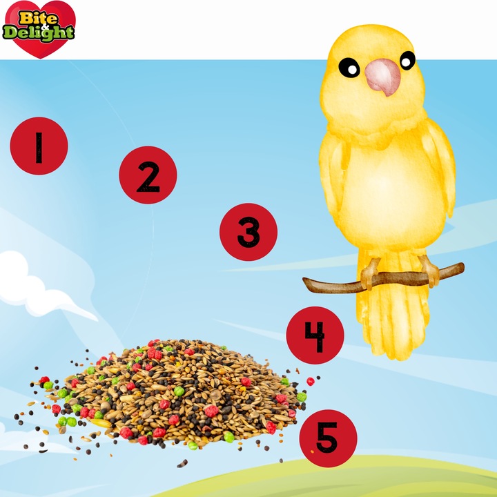 KARMA DLA KANARKA ZEBEREKI SZCZYGŁA POKARM Z WITAMINAMI I MINARAŁAMI 2,5L