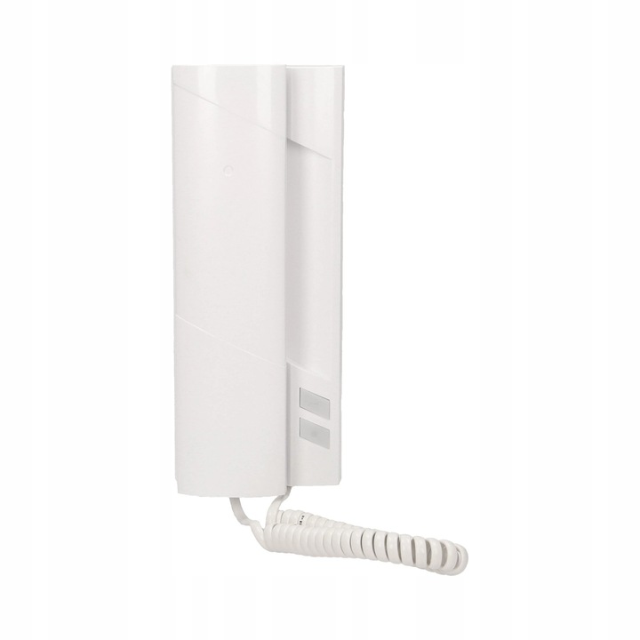 Domofon biały Proel PC-255 Unifon cyfrowy zworki instalacja 2-żyłowa