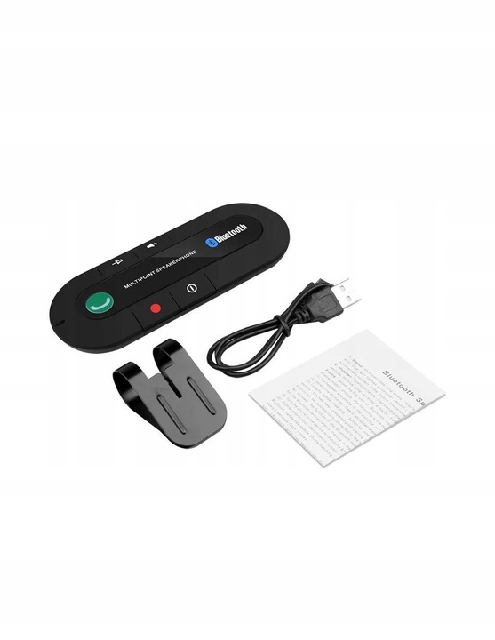 ZESTAW GŁOŚNOMÓWIĄCY SAMOCHODOWY BLUETOOTH 5.0 EDR