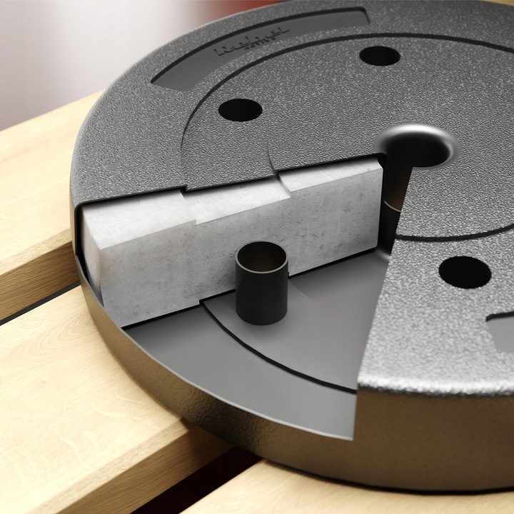 Obciążenie bitumiczne 20kg otwór 31mm Rebel solidne