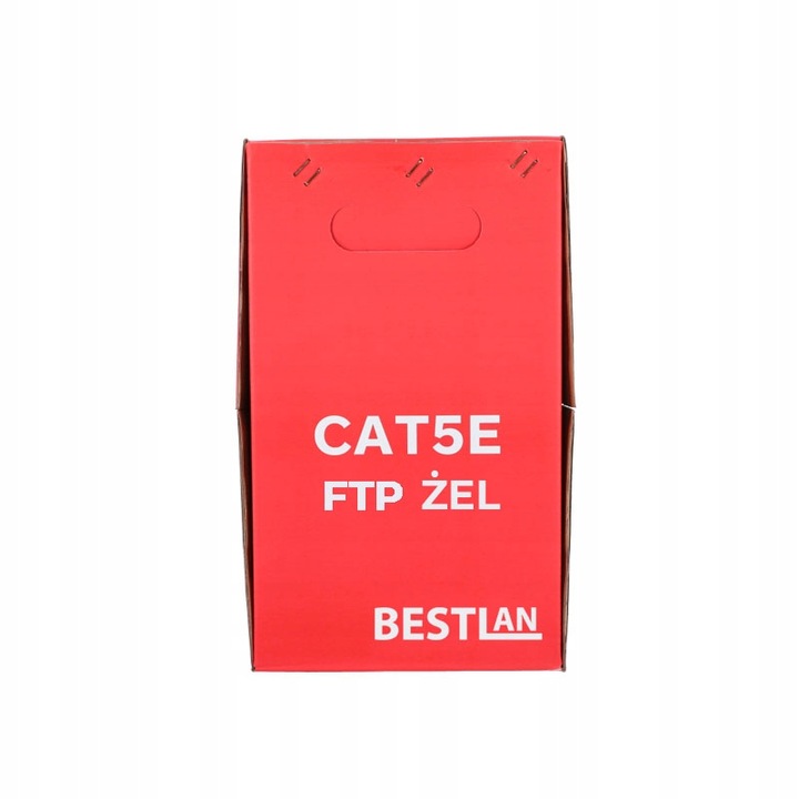 Kabel sieciowy ziemny LAN skrętka komputerowa KAT 5 ekranowana 305m żel