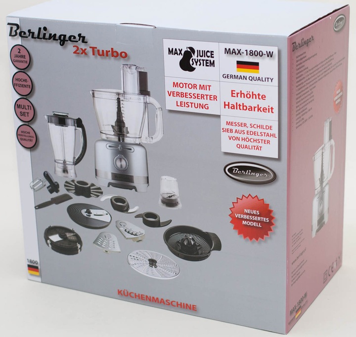 Robot kuchenny wielofunkcyjny 16W1 1800W - blender szatkownica młynek