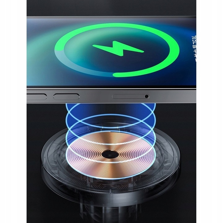 Uchwyt Samochodowy Ładujący z MagSafe 15W Kratka Nawiewu do iPhone 14/15/16