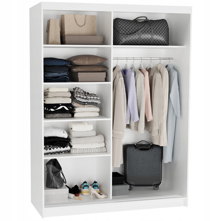 Szafa przesuwna Rivano VI 150 cm z lustrem