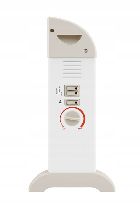 GRZEJNIK ELEKTRYCZNY KONWEKTOROWY TERMOSTAT 3 TRYBY 750W 1250W 2000W NAWIEW