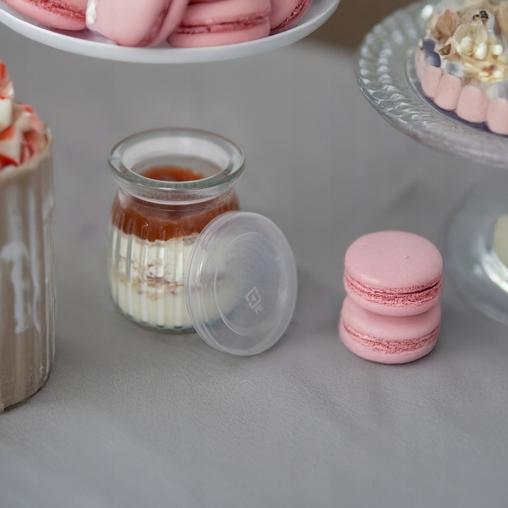 20x POJEMNIKI SŁOIKI NA DESERY 150ml SŁOIK PRĄZKI Na Deserki Do Deserów