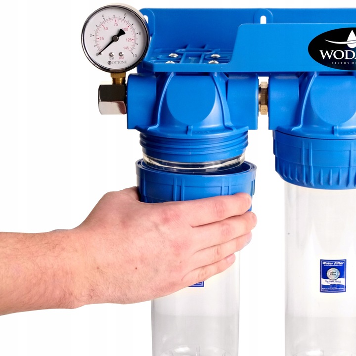 FILTR DO WODY WSTĘPNY NA CAŁY DOM 3 STOPNIOWY ZMIĘKCZACZ + ZESTAW FILTRÓW