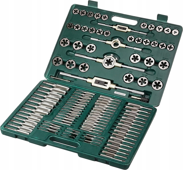 Zestaw gwintowników i narzynek metryczne M2-M18 Mannesmann 110el.