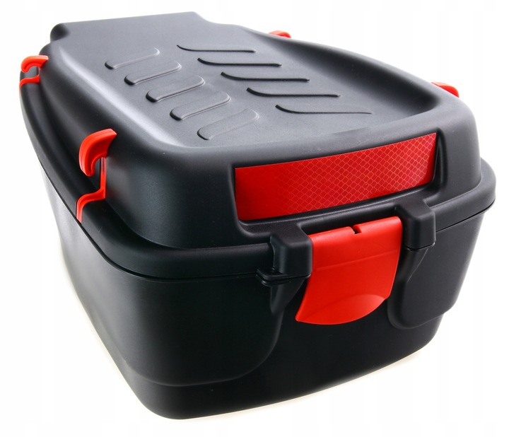 Techno-Smart KUFER BAGAŻNIK KOSZYK ROWEROWY DUŻY ZAMYKANY z ODBLASKIEM