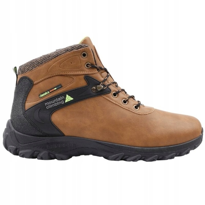 ŚNIEGOWCE MĘSKIE OCIEPLANE BUTY ZIMOWE SPORTOWE TRAPERY SUWAKI