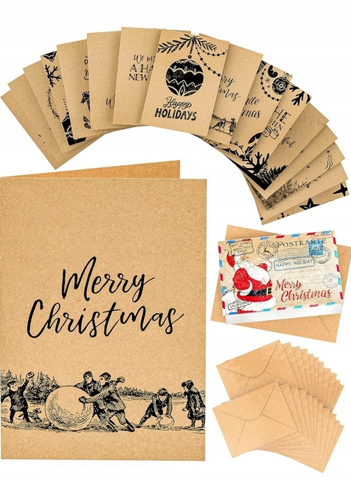 Karty świąteczne z unikalnymi motywami