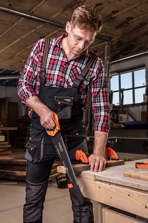 NEO Piła Ręczna do Drewna 450 mm Hartowana Indukcyjnie Płatnica do