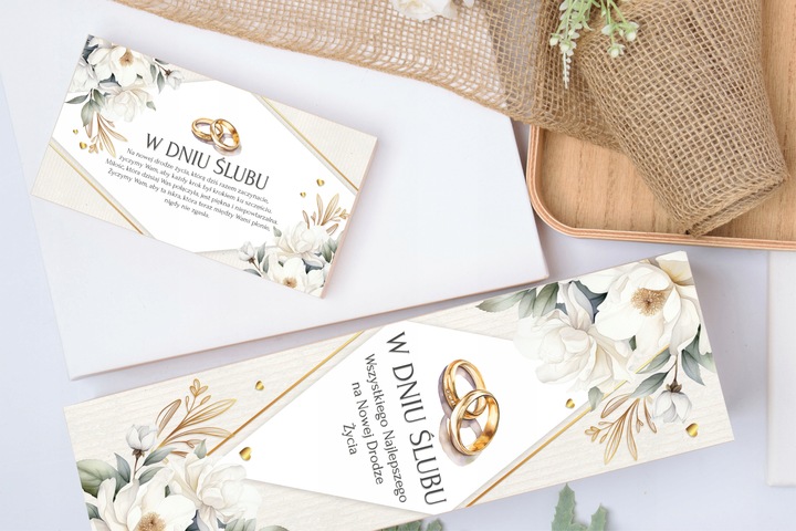 PUDEŁKO NA PIENIĄDZE ŚLUBNE drewniane pudełko z życzeniami na ślub