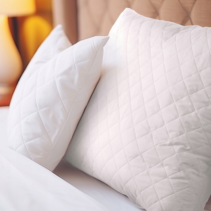 PODUSZKA 70x80 ANTYALERGICZNA GRUBA MIĘKKA WYGODNA NA ZAMEK REGULACJA