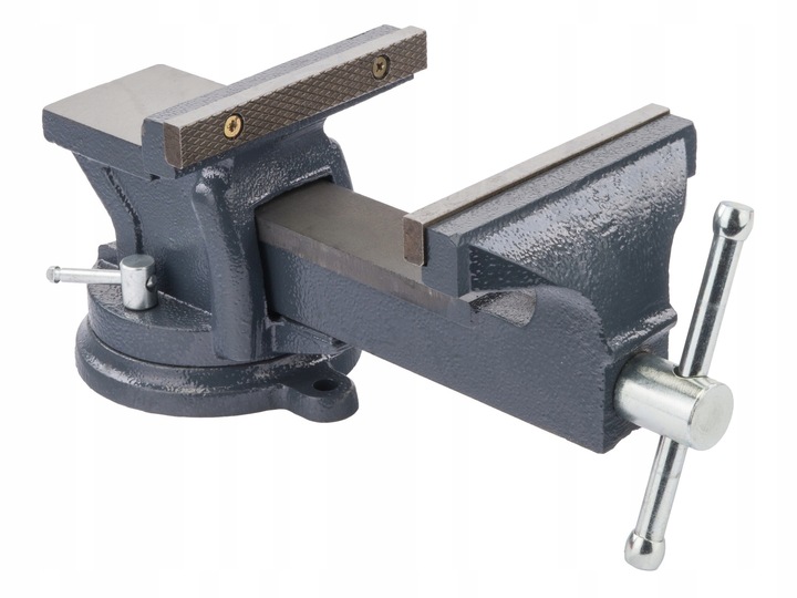 Imadło ŚLUSARSKIE 125 mm Obrotowe z Kowadłem 360